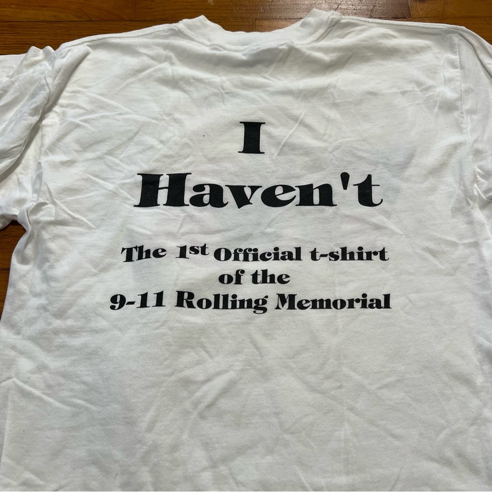 George Bush country 9/11 rolling memorial vintage tee shirts large men USA LOT 2 - Picture 4 of 7
